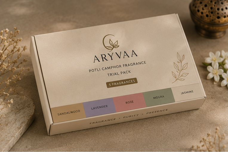 ARYVAA Premium Camphor Home/Car Diffuser Trial Pack